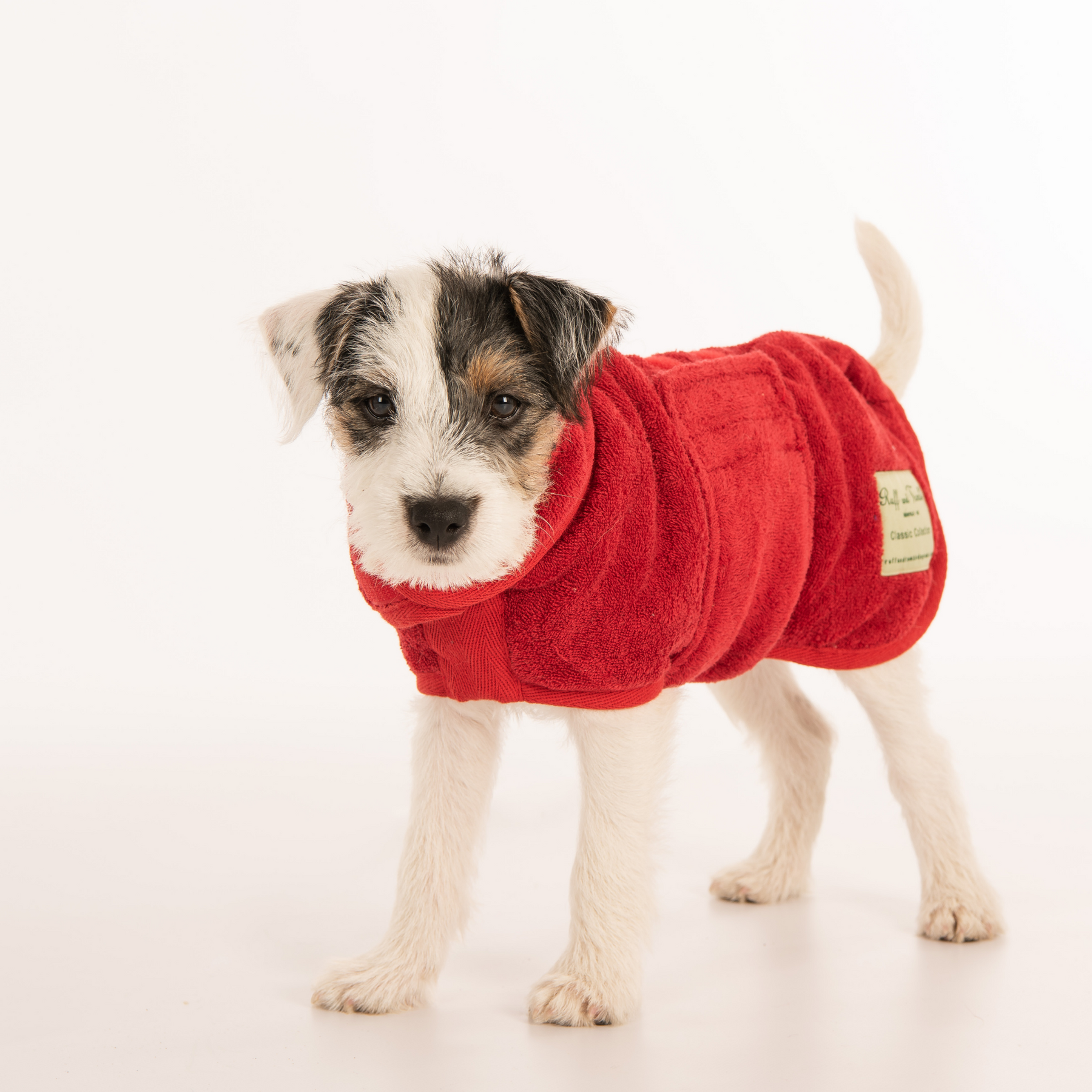 Red Ruff Ruff RUFF & TUMBLE Dog Towel Drying Coat - Red – RunWild
